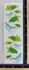 Mrs Grossman PLAYFUL TURTLES & FRIENDS Stickers TURTLES AND FRIENDS SEA TURTLE