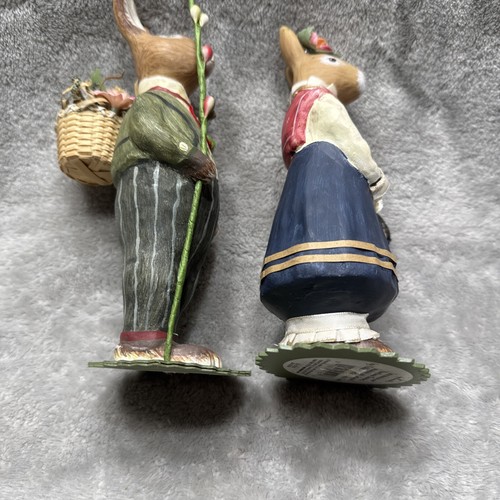Lot Of 2 Hallmark Hareloom Bunnies By Crista Couch 8” Easter Set - 第 9/12 張圖片