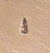 Hide Crafters Pro Crafter Leather Stamp PA003 1/4" x 3/32" 6.4 mm x 2.3 mm 