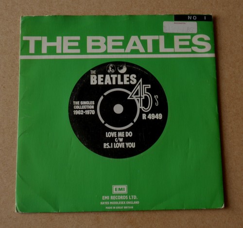 THE BEATLES - LOVE ME DO (1976 "THE SINGLES COLLECTION" 7" single) JOHN LENNON