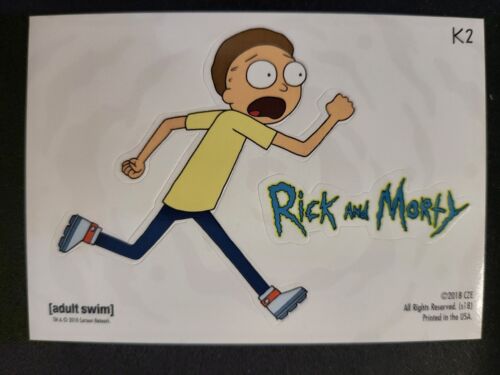 2018 Cryptozoic Rick and Morty Season 1 Sticker Cards Portal #K2  - Picture 1 of 2