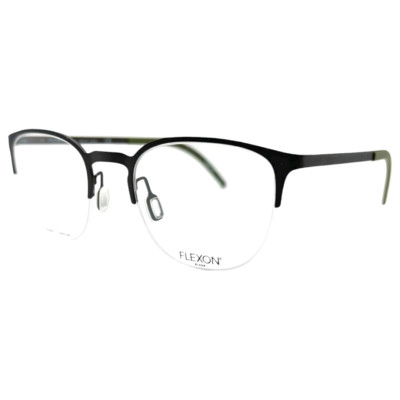 FLEXON BLACK - B2035 070 49/20/145 - GUNMETAL NEW Authentic TITANIUM EYEGLASSES