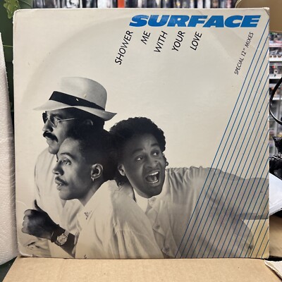 Surface    Shower Me With Your Love 12'' Single 1988 Funk Soul