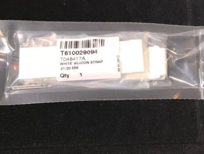 NEW TISSOT TRACE REPLACEMNT  BANDS  21/20mm T610029094 T048417 WHITE