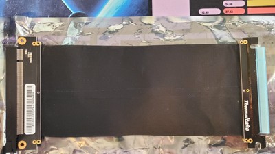 Thermaltake TT Gaming PCI-E x16 3.0 Black Extender Riser Cable 200mm...