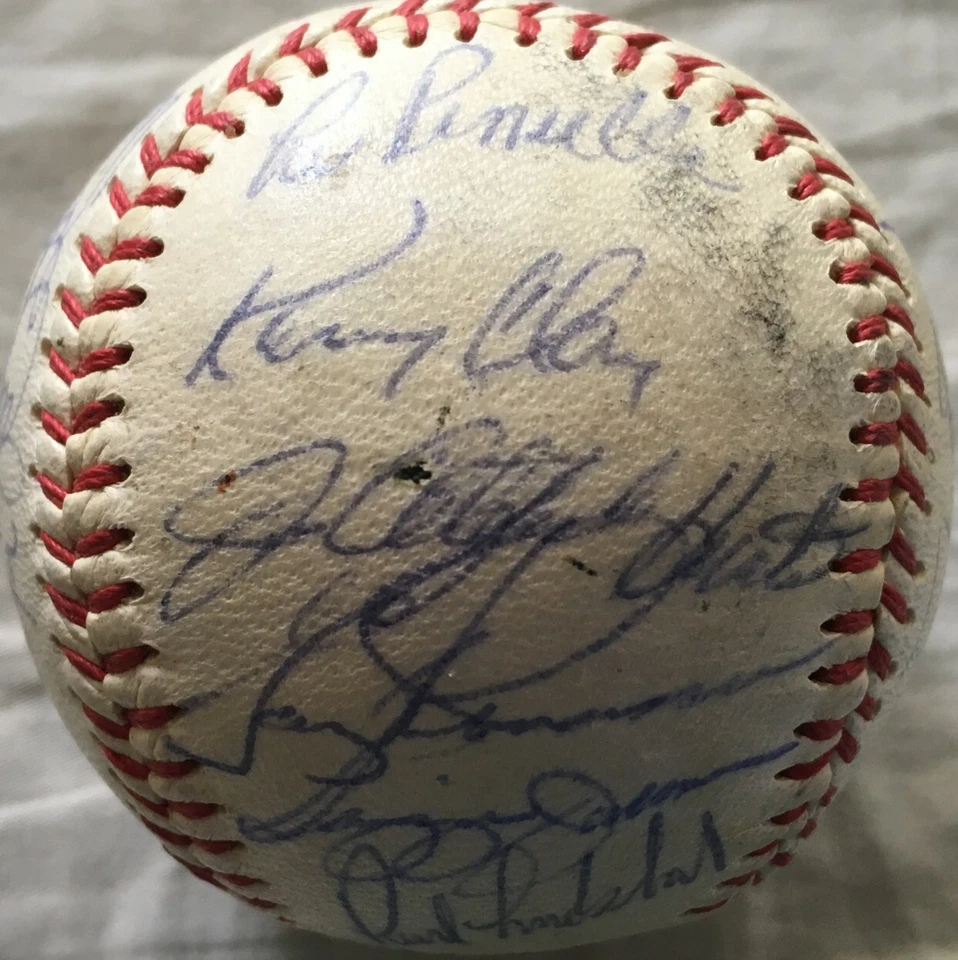 1978 Yankees WS team signed baseball Yogi Berra Goose Gossage Catfish Hunter JSA - Image 3 of 4