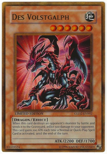 Yugioh PSA 10 GEM MINT Des Volstgalph SJC-EN002 Shonen Jump