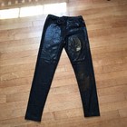 Target Black Gold Dust Snake Skin Leggings Xhilaration Medium punk goblincore — photo 9