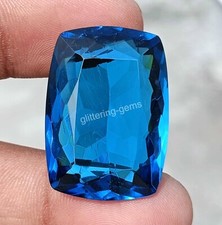 65 Ct Natural Kashmiri Blue Sapphire Cushion Certified Loose Gemstone 4SUR