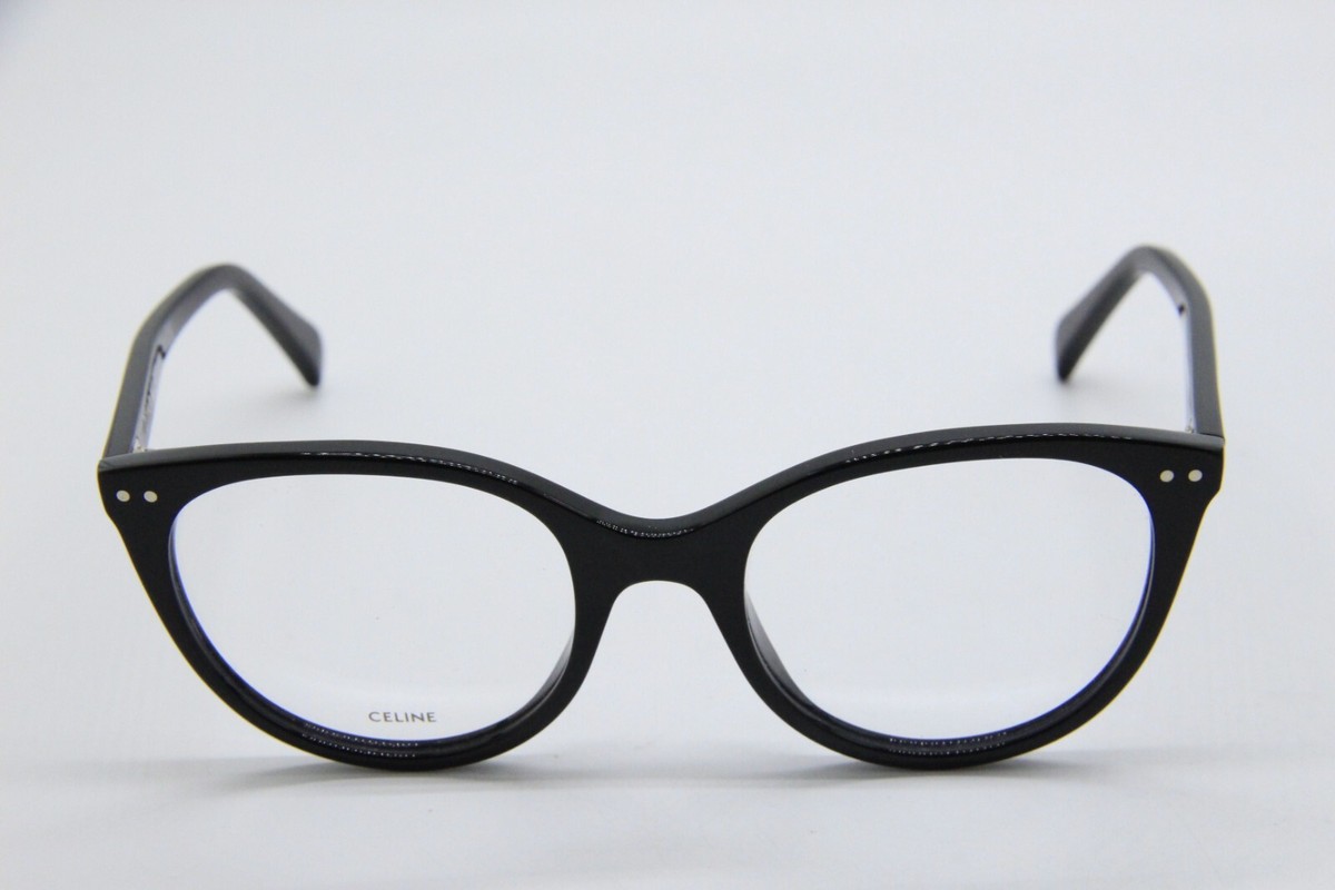 NEW CELINE CL 50099I 001 BLACK AUTHENTIC EYEGLASSES W/CASE