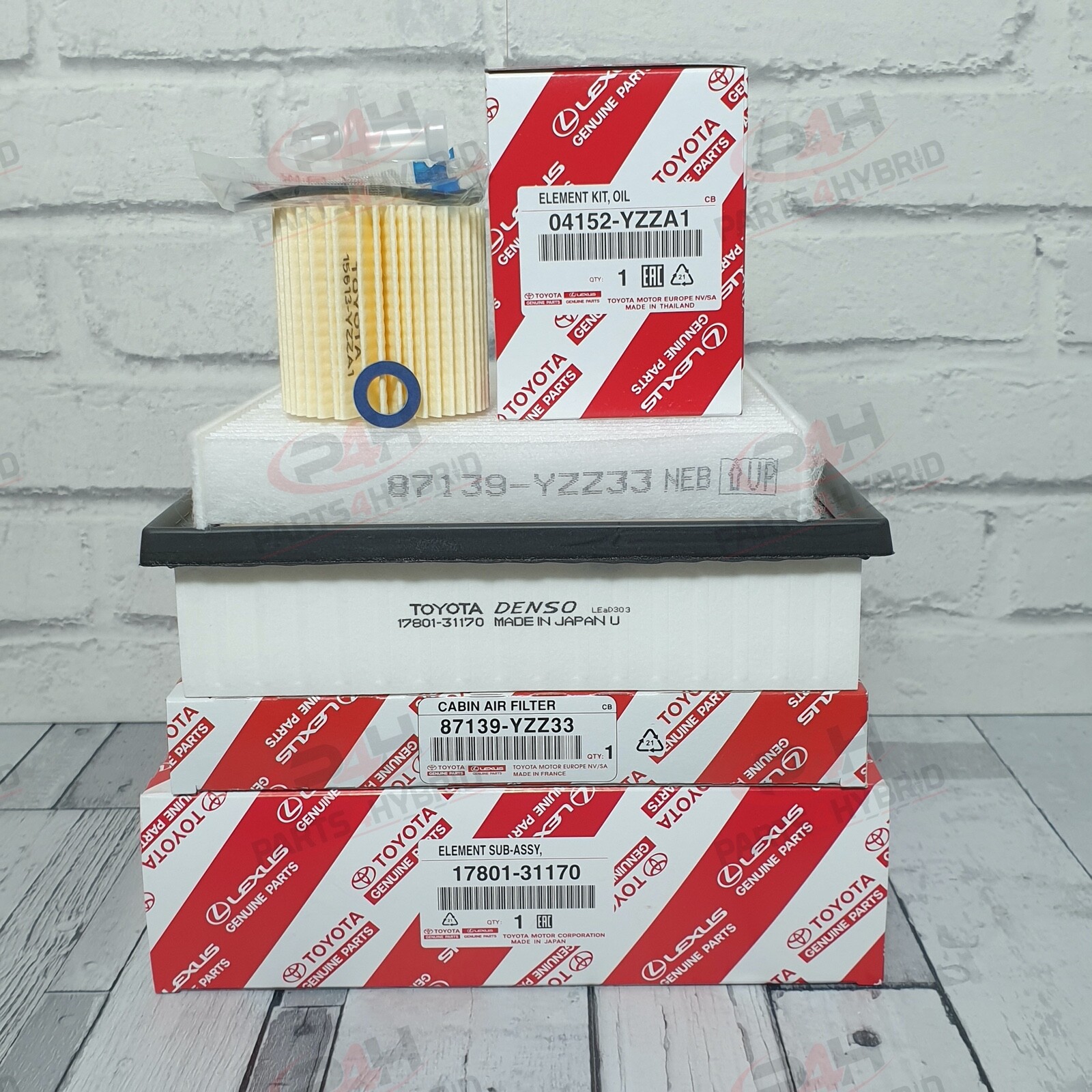 GENUINE TOYOTA ALPHARD SERVICE FILTERS GGH35 3.5L 2015-2021 ALL FILTERS & WAHSER