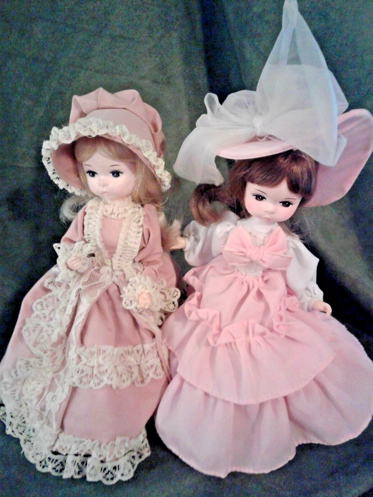 4 PC. BRADLEY/ BRINN Dolls of the Month/ October Vintage CLOTH