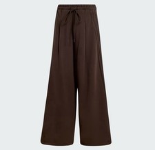  Adidas Wide Leg Pants  Loose-Fit  Aurora Coffee KY9239 Authentic Women  s Size S