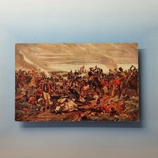Napoleonic War Postcard 1907 Parks Tea Advertising Battle Of Waterloo