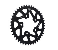 Corona nera moto Gandini Race 42 denti catena 520 cerchi Oz Marchesini