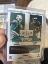 2021 Panini Contenders - Round Numbers Jaylen Waddle, Devonta Smith #RN-DSM (RC)