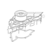 Topran Wasserpumpe Mechanisch FüR Audi A6 Avant 4F5 C6 4B C5 4B5 A4 8E5 B6