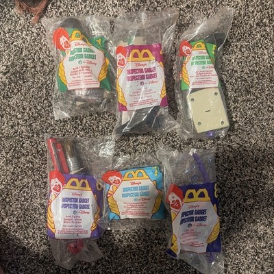 1999 McDonald's Inspector Gadget Happy Meal Toys Set 1, 4-8 New Sealed Packages