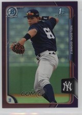 2015 Bowman Chrome Prospects Purple Refractor 57/250 Nelson Gomez #BCP116 1b0