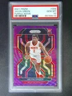 2021-22 Panini Prizm Jalen Green #306 RC Rookie Purple Wave PSA 10
