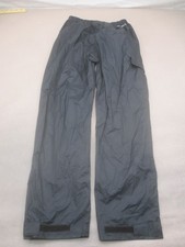 Columbia Size L 14/16 Kids Black Pull On Lined Pockets Straight Rainpants 868