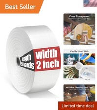 Durable Lightweight Fiberglass Cloth Tape - 2" x 50 Yards for Seamless Repairs