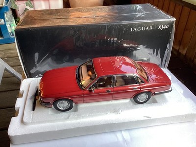 Jaguar XJ40, flamenco red, Almost Real scale 1/18, like new..ULTRA RARE