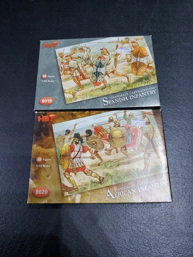 Hat Miniature Hannibal's Carthaginians Spanish Infantry 1:72 Model Kit 8019 8020 - Picture 1 of 3