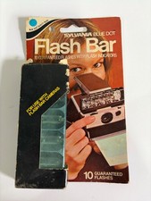 Sylvania Blue Dot Flash Bar New Old Stock 10 Flashes