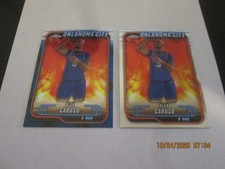 ALEX CARUSO  2024-25 TOPPS CHROME BLUE REFRACTOR & BASE CARDS #6