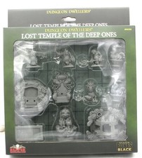 Reaper 44350 Lost Temple of the Deep Ones (Bones Black) Fishman Priest Warriors