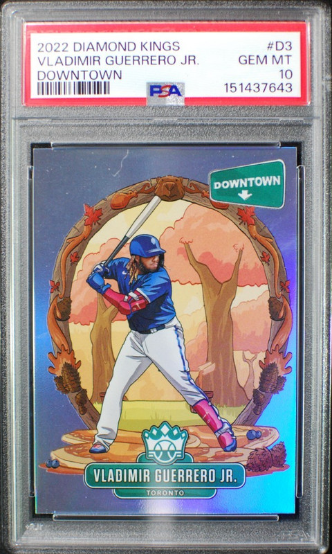 ⚾ VLADIMIR GUERRERO JR - 2022 Donruss Diamond Kings DOWNTOWN #D3 - PSA 10