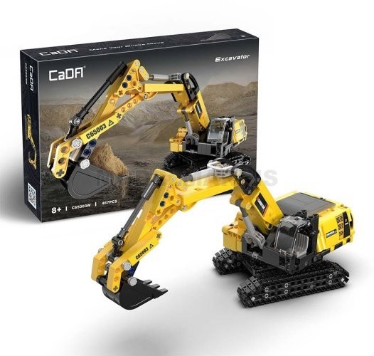CADA DBLC65003W Excavator Building Set 467 Pieces