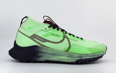 Nike React Pegasus Trail 4 GTX UK 7,5 Vapor Green Dark Red Gore-Tex DJ7926-303