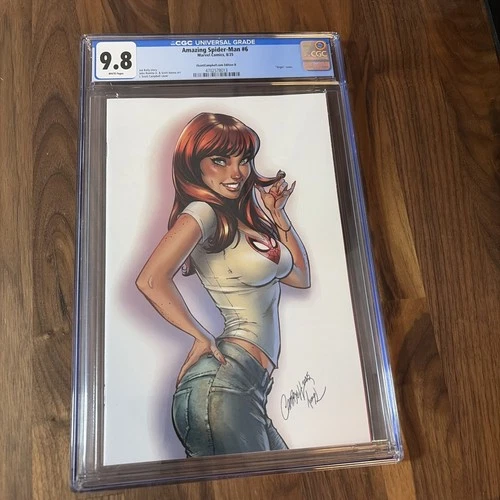 Amazing Spider-Man #6 J. Scott Campbell Mary Jane Virgin D Variant CGC 9.8