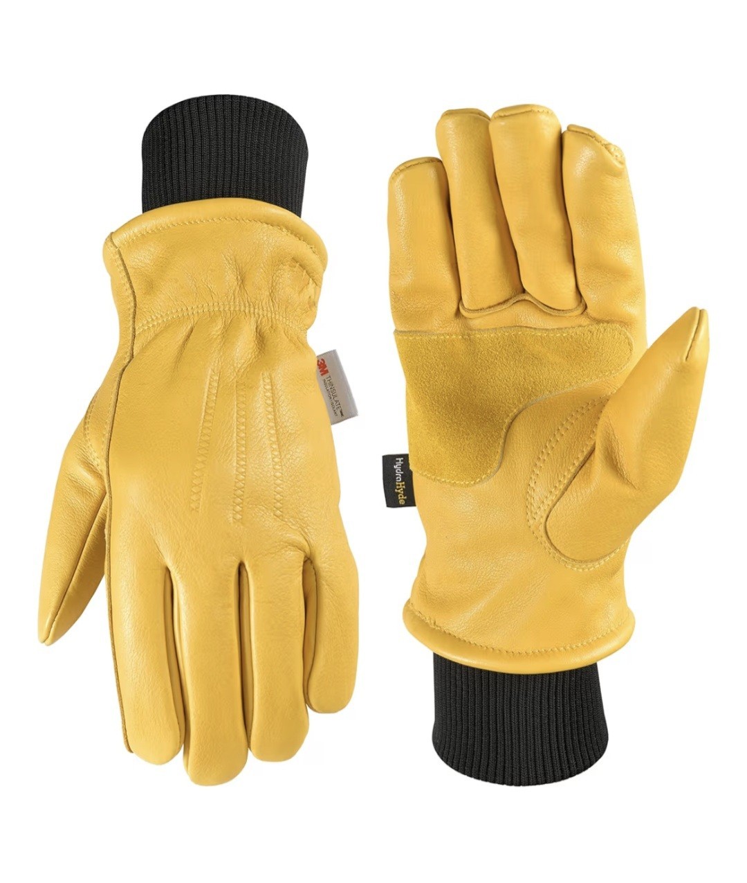 Wells Lamont Cold Weather Hydrahyde Thinsulate  Water Resistant Cowhide Gloves L
