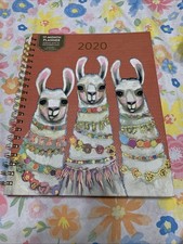 2020 Orange Circle Studio Llama 17 Month Planner 140 Stickers Books A Million