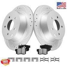 MOTOREVO Rear Brake Kit for CR-V 2005-2016, Geomet Anti-Rust, High-Carbon Alloy