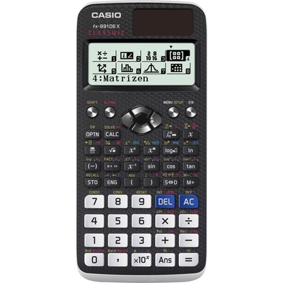 Casio FX-991DE X  Technisch wissenschaftlicher Rechner Schwarz Display (Stell...