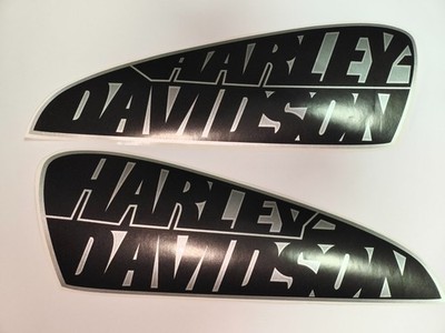 Harley Davidson fuel tank decal sticker set of 2 12x4,5''