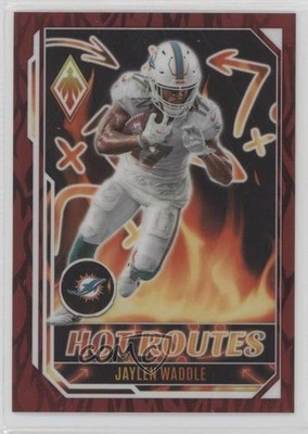 2022 Panini Phoenix Hot Routes Red 153/199 Jaylen Waddle #HR-22 0ze3