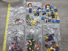 Lego Minifigure Mixed Lot Bodies Accessories Heads Weapons Hats Beard Tools