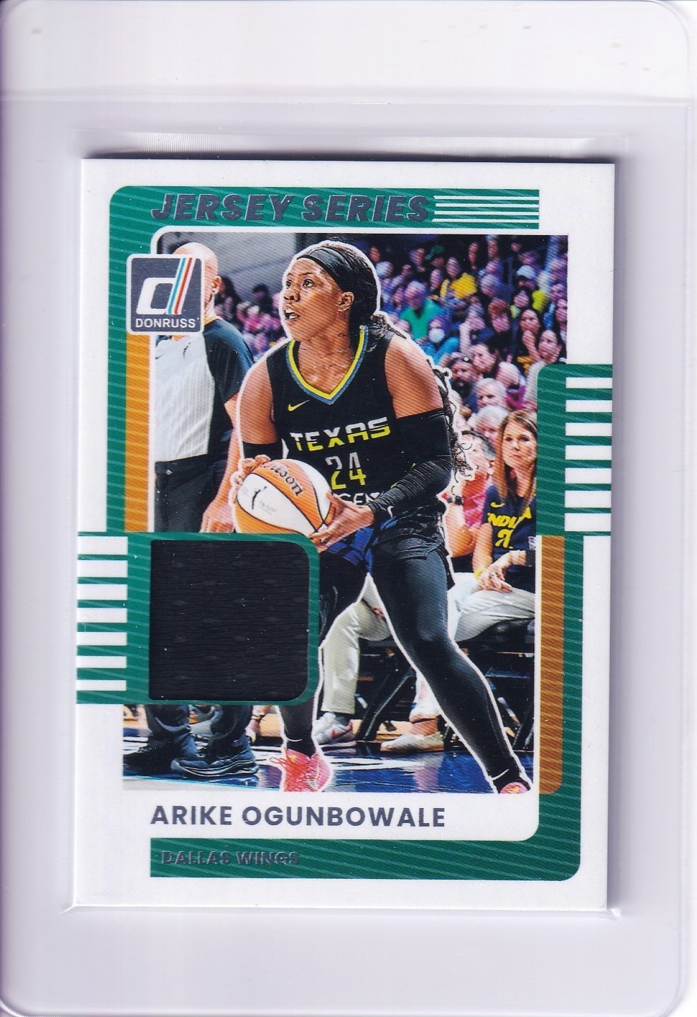 2025 Donruss WNBA - ARIKE OGUNBOWALE Jersey Series #72 Wings