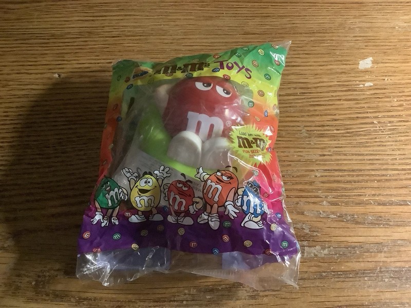 1997 Burger King Kids Meal M & M Mini Red Toy.