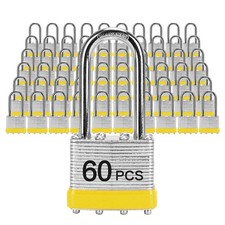 Padlocks with Same Key, LQYN 60 Pcs Laminated...
