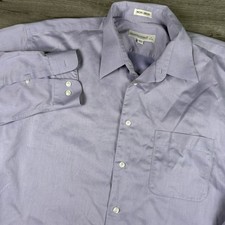 Pronto Uomo Shirt Men's 17 34/35 Purple Button Up Business Dress Purple Dadcore