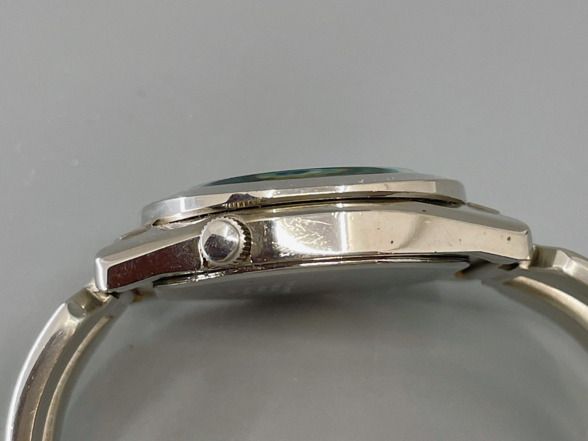 KANJI [Exc+4 w/Box] Seiko ALBA AKA V743-5A10 Day/Date Orange Dial