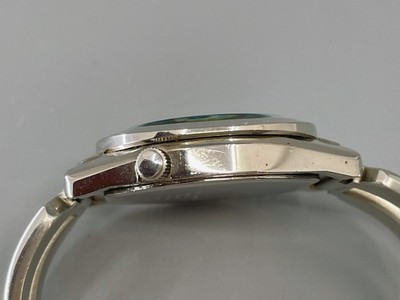 KANJI [Exc+4 w/Box] Seiko ALBA AKA V743-5A10 Day/Date Orange Dial