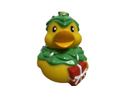 Infantino Christmas Tree Collectible Rubber Duck Good For Use In Jeep New