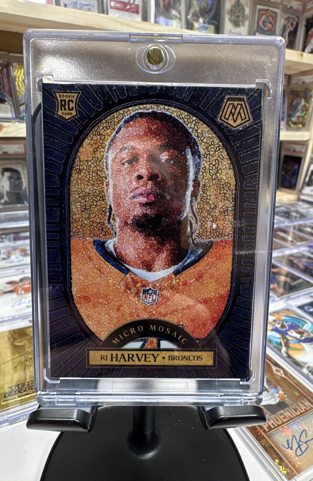 2025 Panini Mosaic - Micro Mosaic RJ Harvey #19 (RC)